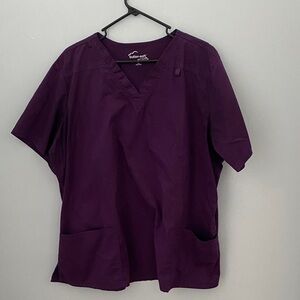 Dark Purple (Plum)  Scrub Top